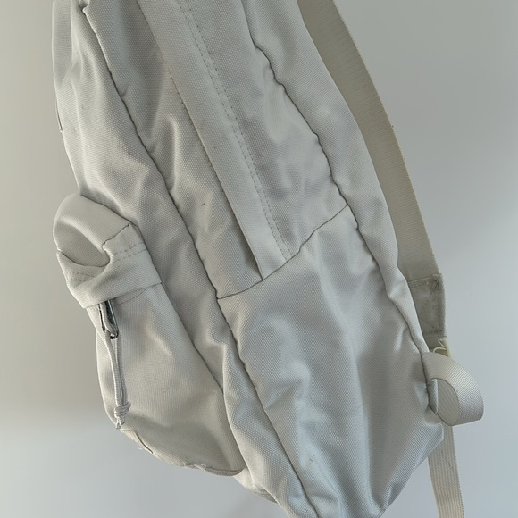 Jansport White on White Undyed Recycled Superbreak Backpack - Picture 8 of 13